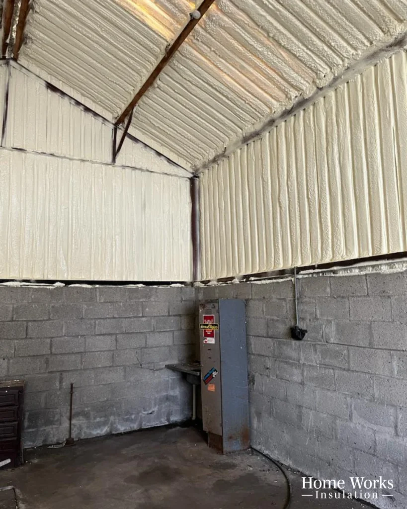 Industrial shed insulation