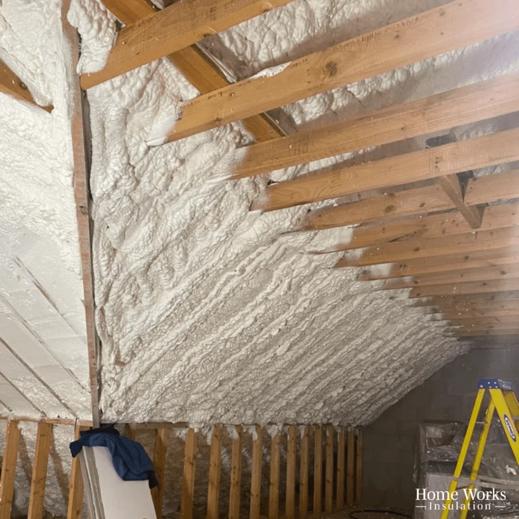 Large attic insulation project